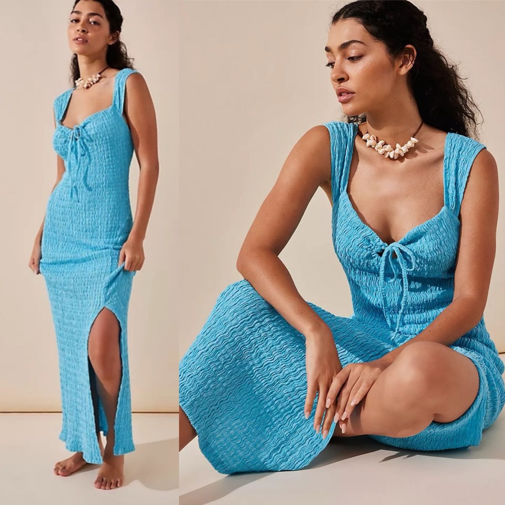 Free People Fp Beach Eleni Bodycon Midi Dress Large